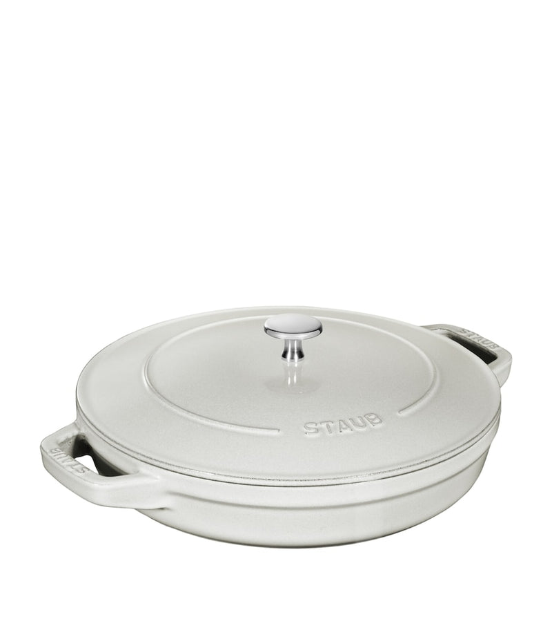 Staub 3-piece round stackable cocotte set 24cm - British product