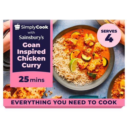 Sainsbury's Simply Cook Goan Inspired Chicken Curry Meal Kit GOODS Sainsburys   