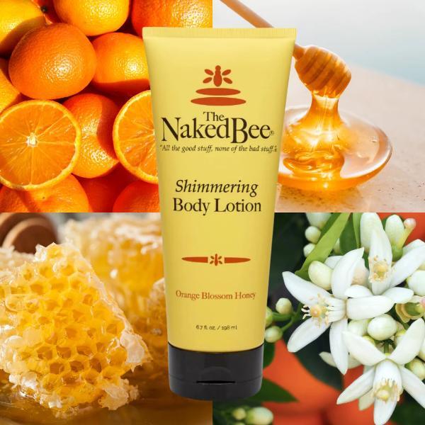 The Naked Bee body lotion Orange Blossom 198ml, imported from the UK