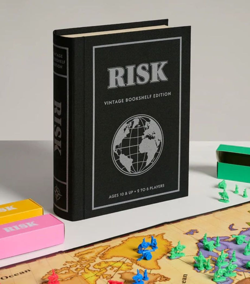 Vintage Bookshelf Risk board game edition - British product