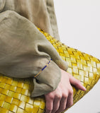 Anni Lu gold-plated beaded asymmetrical bracelet (British brand)