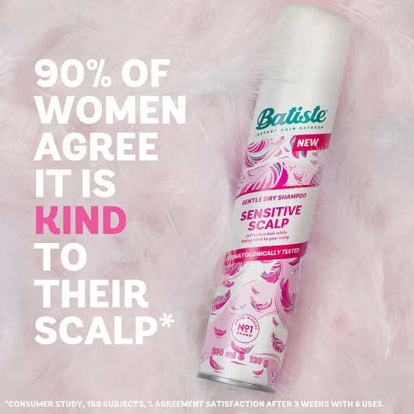 Batiste Sensitive Scalp Dry Shampoo 200ml - British product