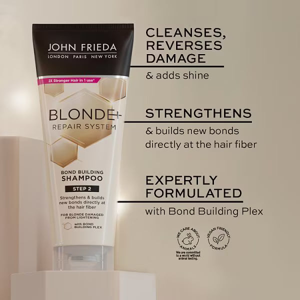John Frieda Blonde+ Repair Shampoo 250ml, UK version