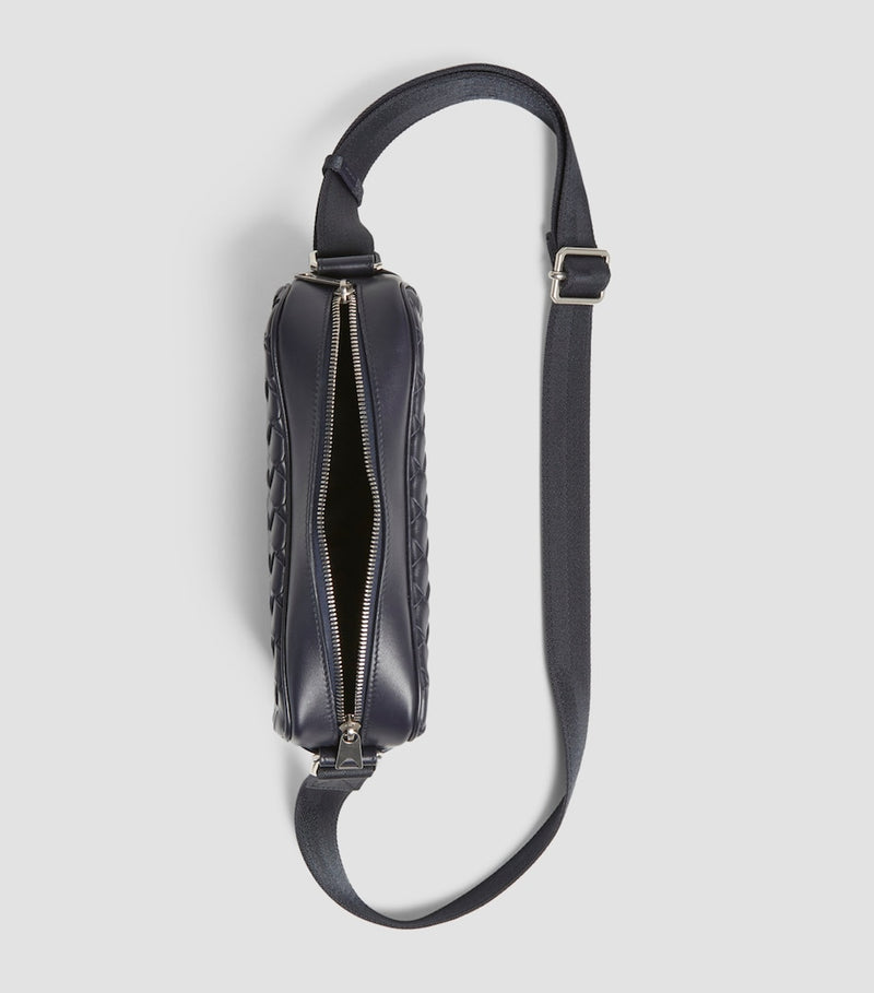 Bottega Veneta small Intrecciato leather camera bag, UK version