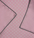 Canali silk medallion print pocket square 33cm, UK version