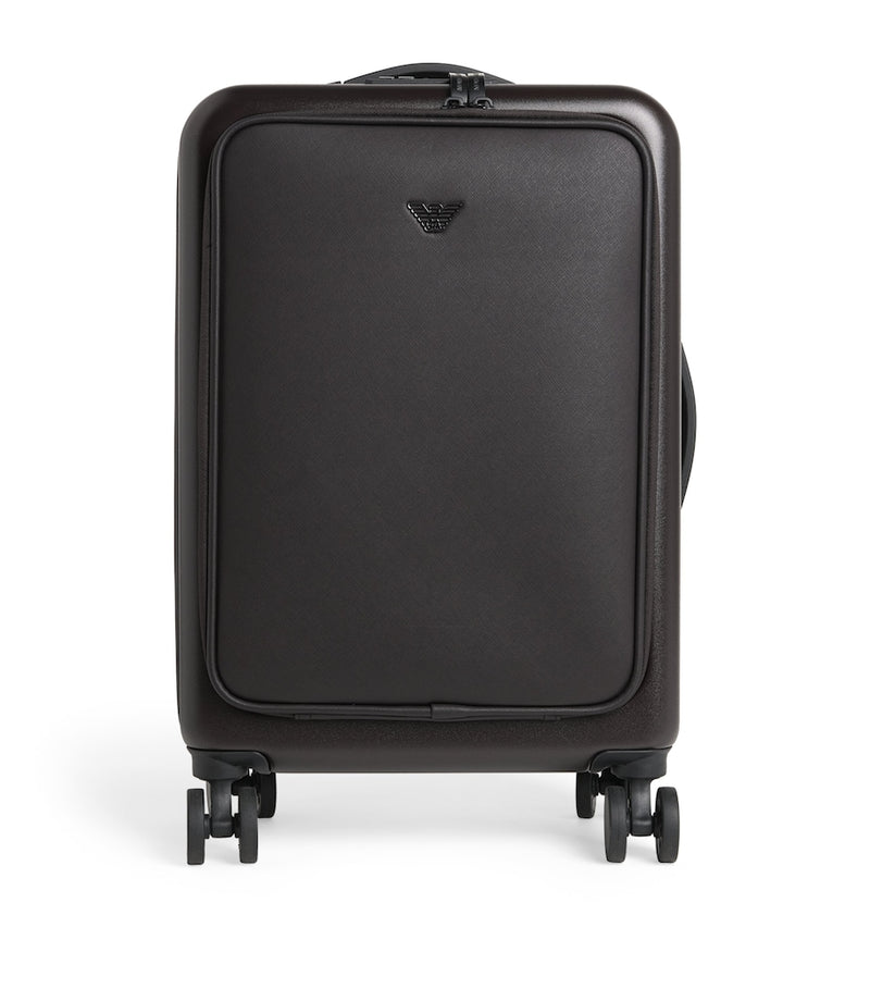 Emporio Armani Logo carry-on suitcase 55cm (British brand)