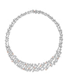 Boodles Raindance necklace platinum rose gold diamonds - British product