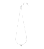 LOEWE Bombé necklace in sterling silver with Anagram motif, UK version
