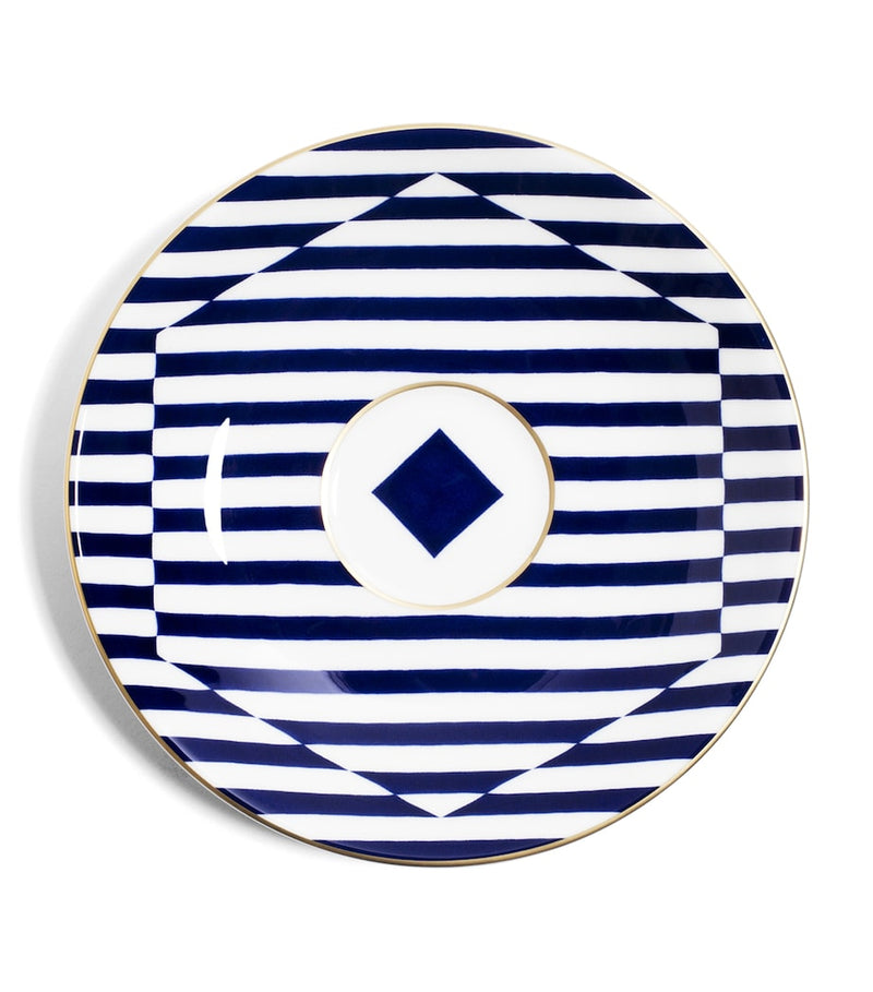Richard Brendon Superstripe teacup and saucer - British product