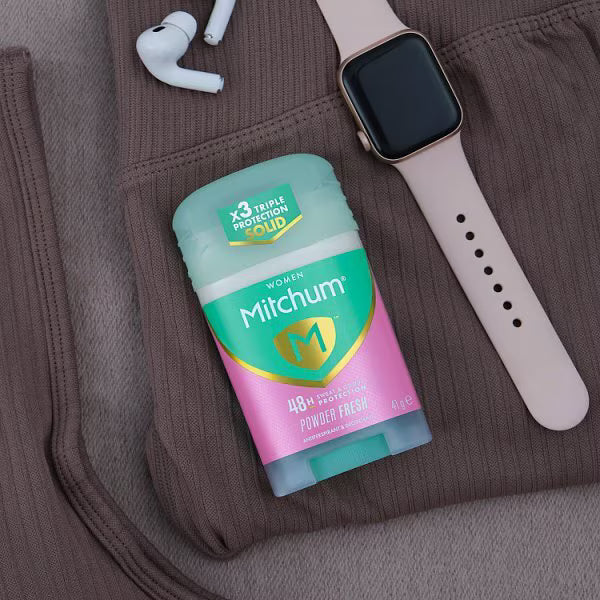 Mitchum Powder Fresh Deodorant Stick 41g, imported from the UK