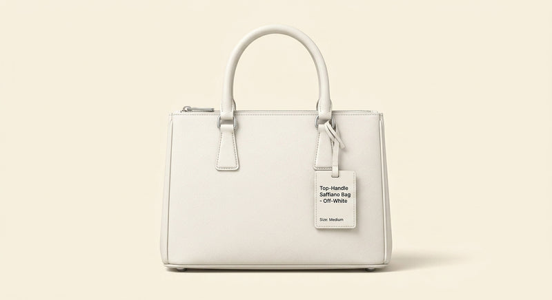 Prada mini Galleria top-handle bag Saffiano leather, imported from the UK