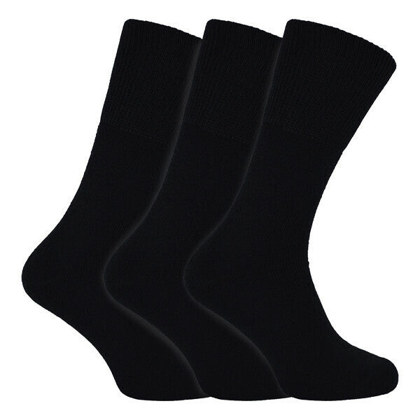 THMO Mens Thick Warm Bamboo Thermal Socks 12-14 UK GOODS Superdrug Black