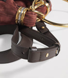 Chloé Mini Suede Snakeskin Bracelet Bag, UK version