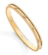 Harrods Marli New York Yellow Gold and Diamond LIFE Bangle- Buy online at McGrocer