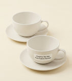 Prada porcelain teacup and saucer set, imported from the UK