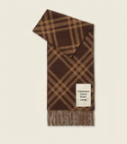 Burberry cashmere check scarf 168cm 100% cashmere (British brand)