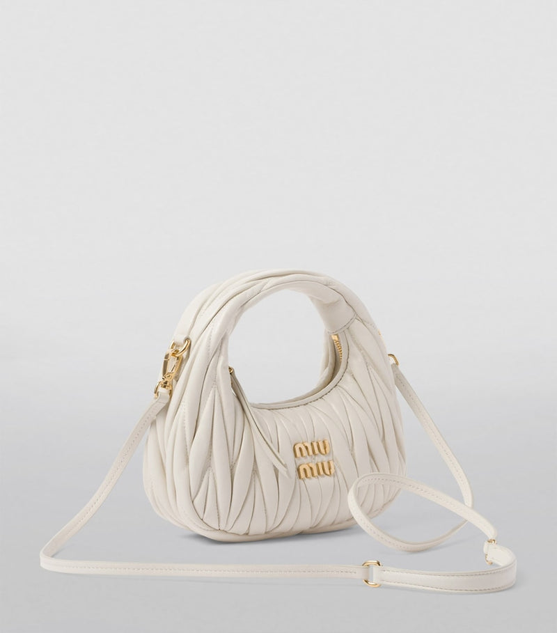 Miu Miu Wander mini Nappa leather top-handle bag (British brand)