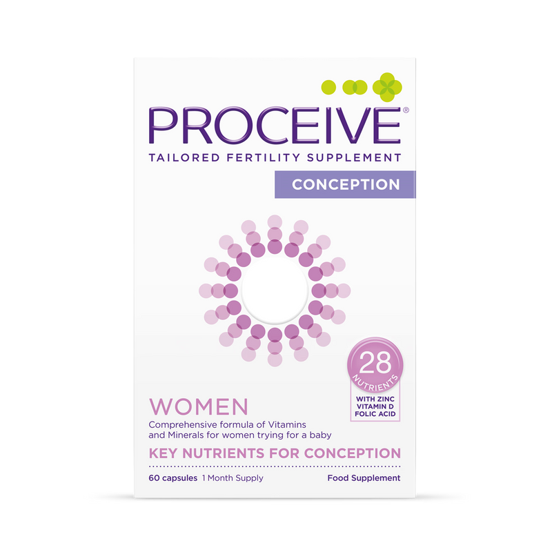 Proceive Women Advanced Fertility Supplement 60 Capsules, imported from the UK