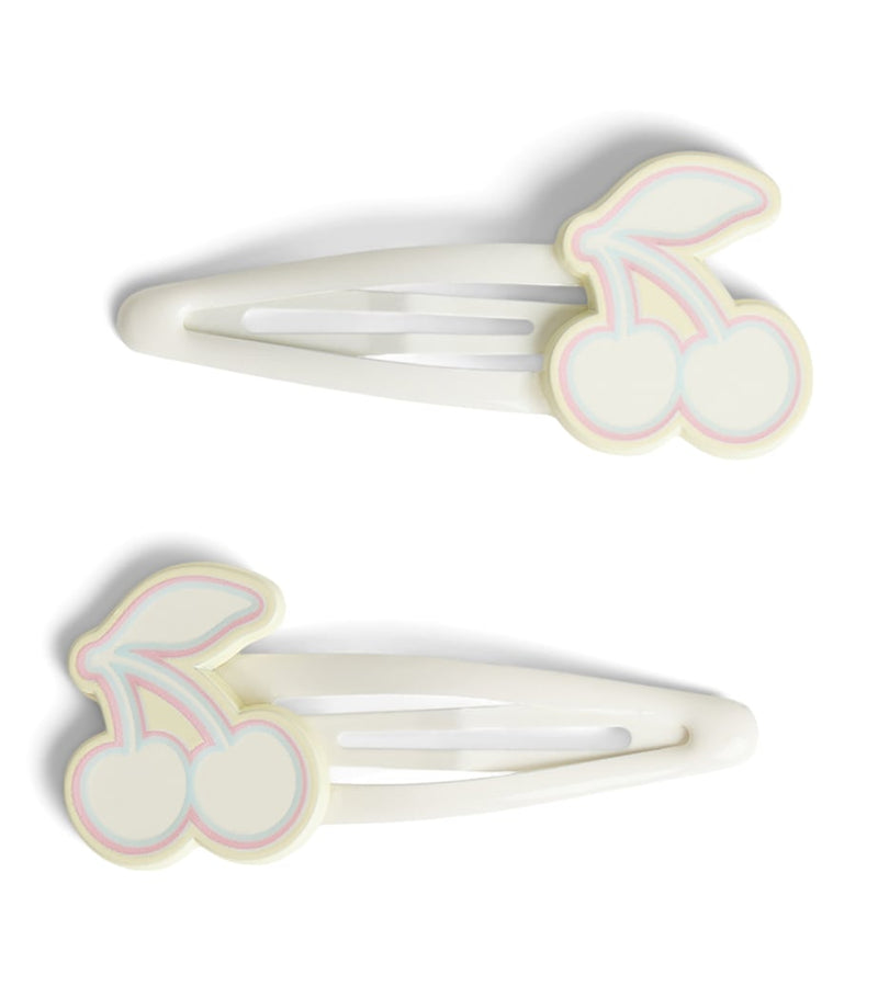 Bonpoint cherry hair clips set of 2 (British brand)