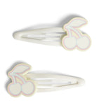 Bonpoint cherry hair clips set of 2 (British brand)