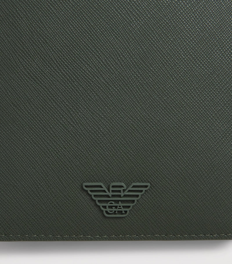 Emporio Armani Saffiano leather passport holder, UK version