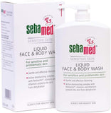 Sebamed liquid face and body wash 1000ml (British brand)