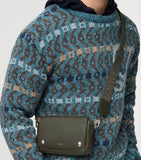 LOEWE Small Leather Pebble Messenger Bag, imported from the UK