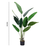 Livingandhome artificial banana leaf tree 160cm, UK version
