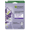 Garnier Moisture Bomb Lavender Hyaluronic Acid sheet mask 28g, UK version