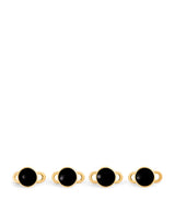 Harrods TOM FORD Yellow Gold and Onyx Cufflinks- Buy online at McGrocer