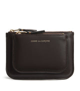 Harrods Comme des Garçons Medium Leather Outside Pocket Wallet 14.5x10x0.5cm- Buy online at McGrocer