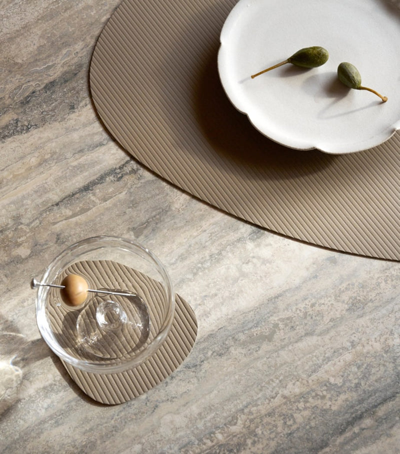 LIND DNA Curve Corduroy Coasters Set of 4, UK version