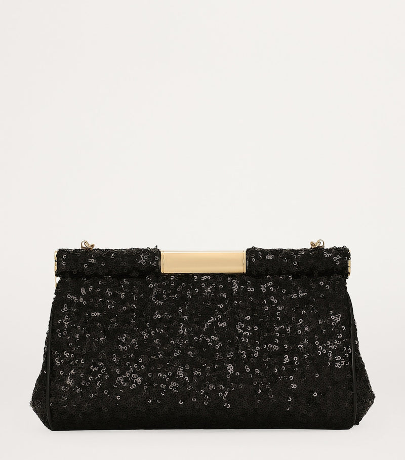 Dolce&Gabbana medium sequin-detail Marlene shoulder bag - British product