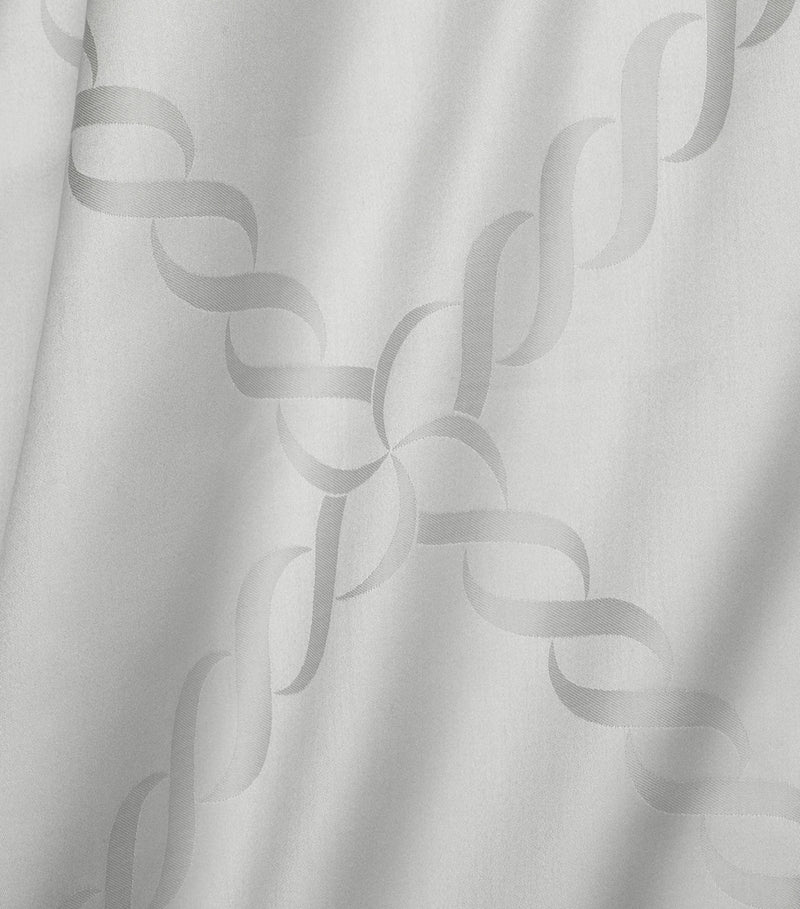 Pratesi king flat sheet 275cm x 275cm with all-over print, imported from the UK