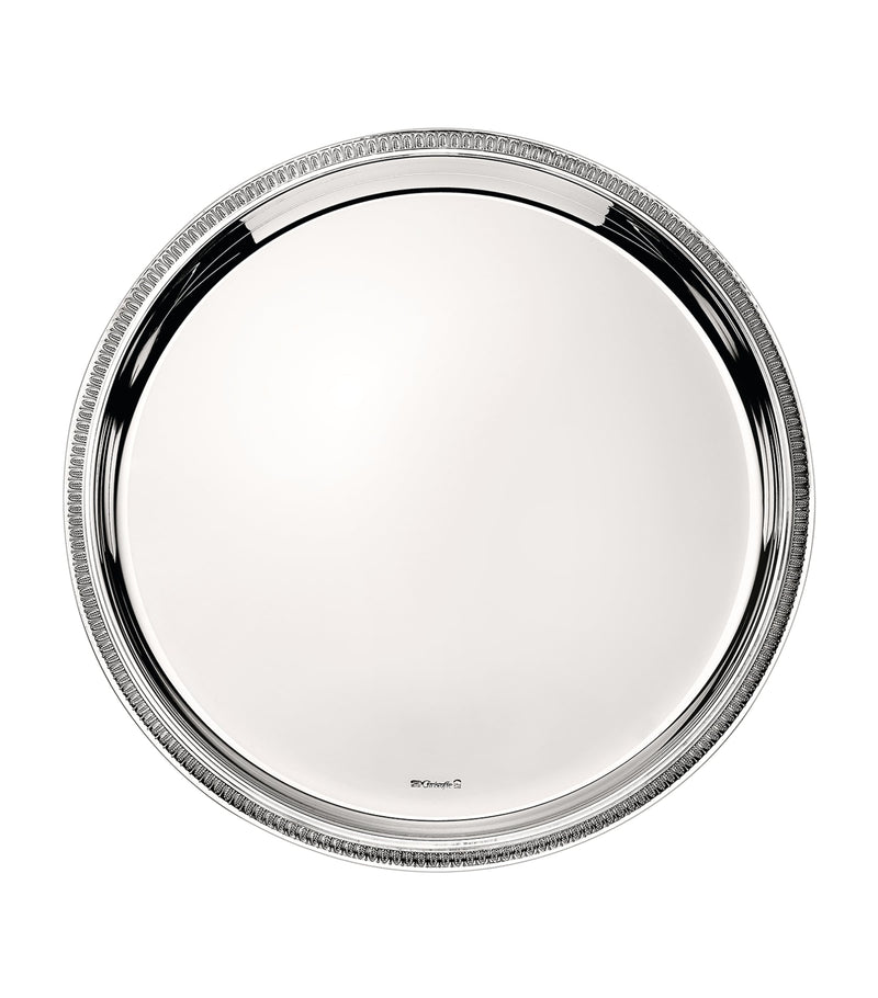 Christofle Malmaison Round Tray 30cm - British product
