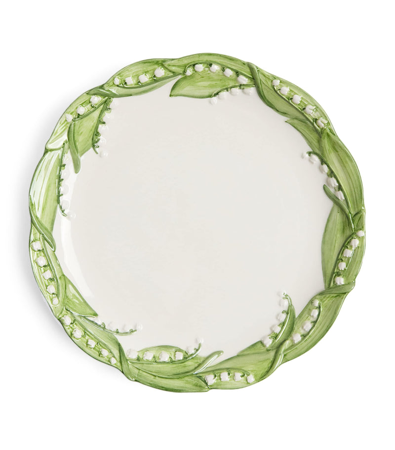 Les Ottomans dinner plate Lilly of the Valley 27cm, UK version