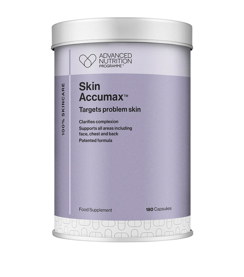 Advanced Nutrition Programme Skin Accumax skin supplement 180 capsules, UK version