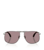 Moncler Vitessa pilot sunglasses steel frame (British brand)
