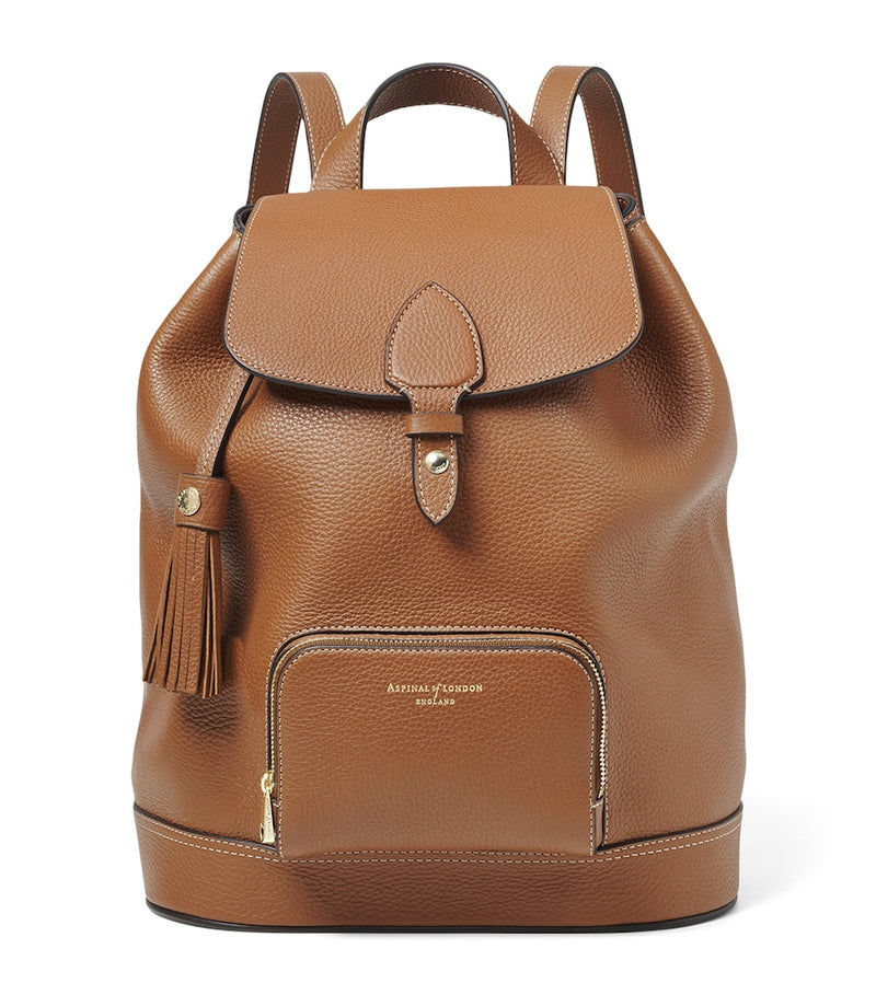 Aspinal of London Small Leather Hudson Backpack, imported from the UK