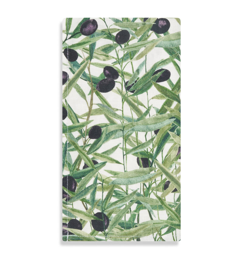 Summerill & Bishop L'Olivier linen napkin 50cm x 50cm (British brand)
