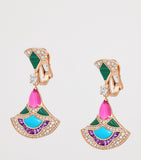 Bvlgari Divas Dream drop earrings rose gold (British brand)