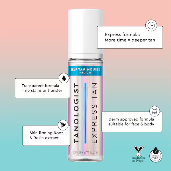 Tanologist Self Tan Mousse Dark (British brand)