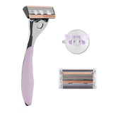 FFS Beauty Razor Kit Blossom Handle with 2 Blades