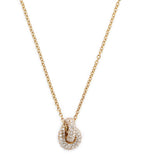 Engelbert Legacy Knot necklace 18kt yellow gold diamonds (British brand)