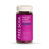 Holland & Barrett Free Soul Hair, Skin and Nails Gummies Blueberry 60 Gummies- Buy online at McGrocer