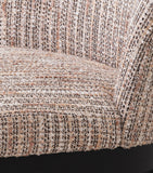 Eichholtz Costa dining chair with textured fabric upholstery, imported from the UK