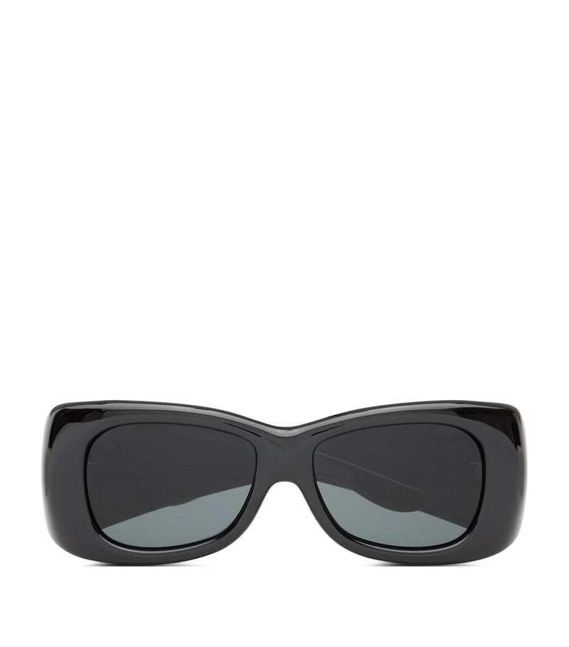 Saint Laurent oversized pillowed sunglasses (British brand)