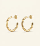 Cartier Juste un Clou hoop earrings in yellow gold (British brand)