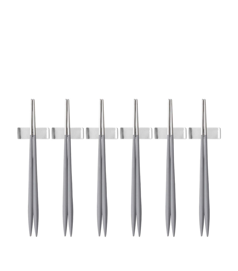 Bugatti Ares stainless steel chopsticks set of 6 - British product