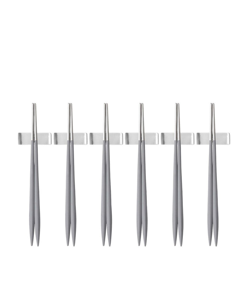 Bugatti Ares stainless steel chopsticks set of 6 - British product